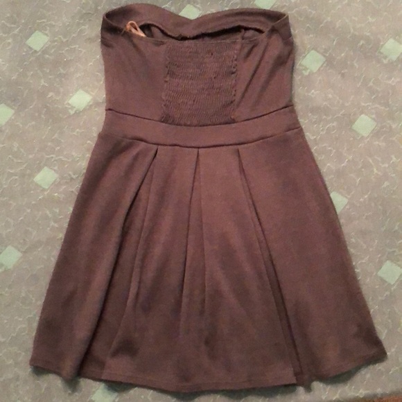 3/$15⚡️XXI Charcoal Strapless Sun Dress - Picture 3 of 4